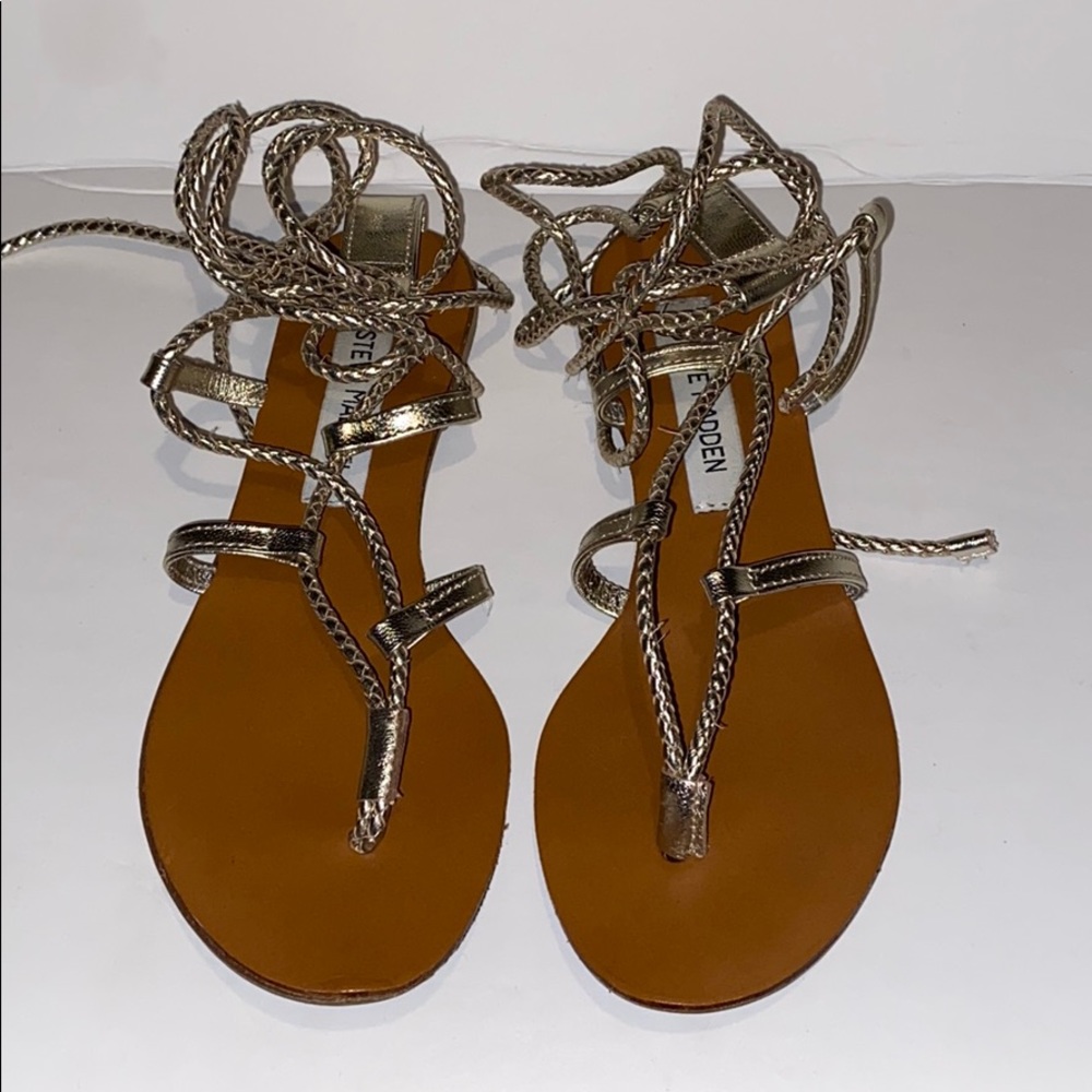 STEVE MADDEN WRAP SANDALS
